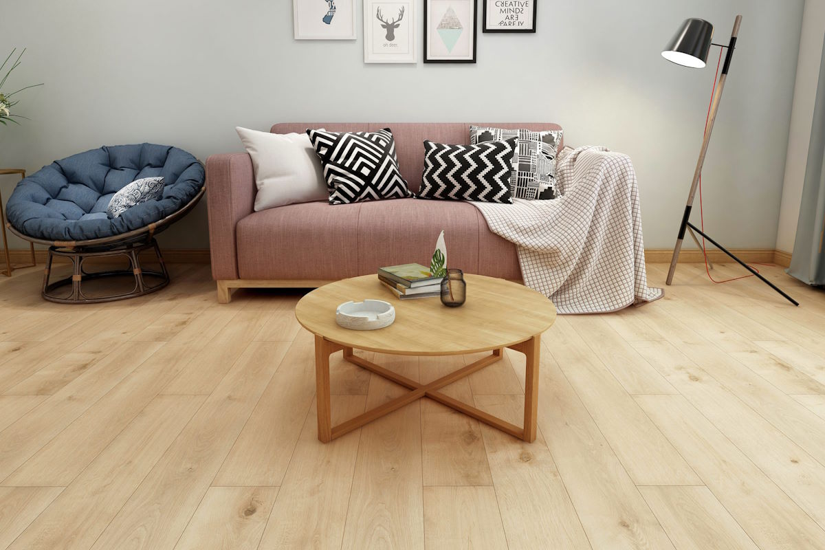 Engineered wide-plank European Oak flooring