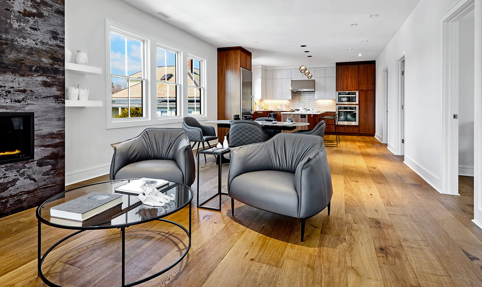 Site finished hardwood flooring and wide-plank flooring craftsmanship